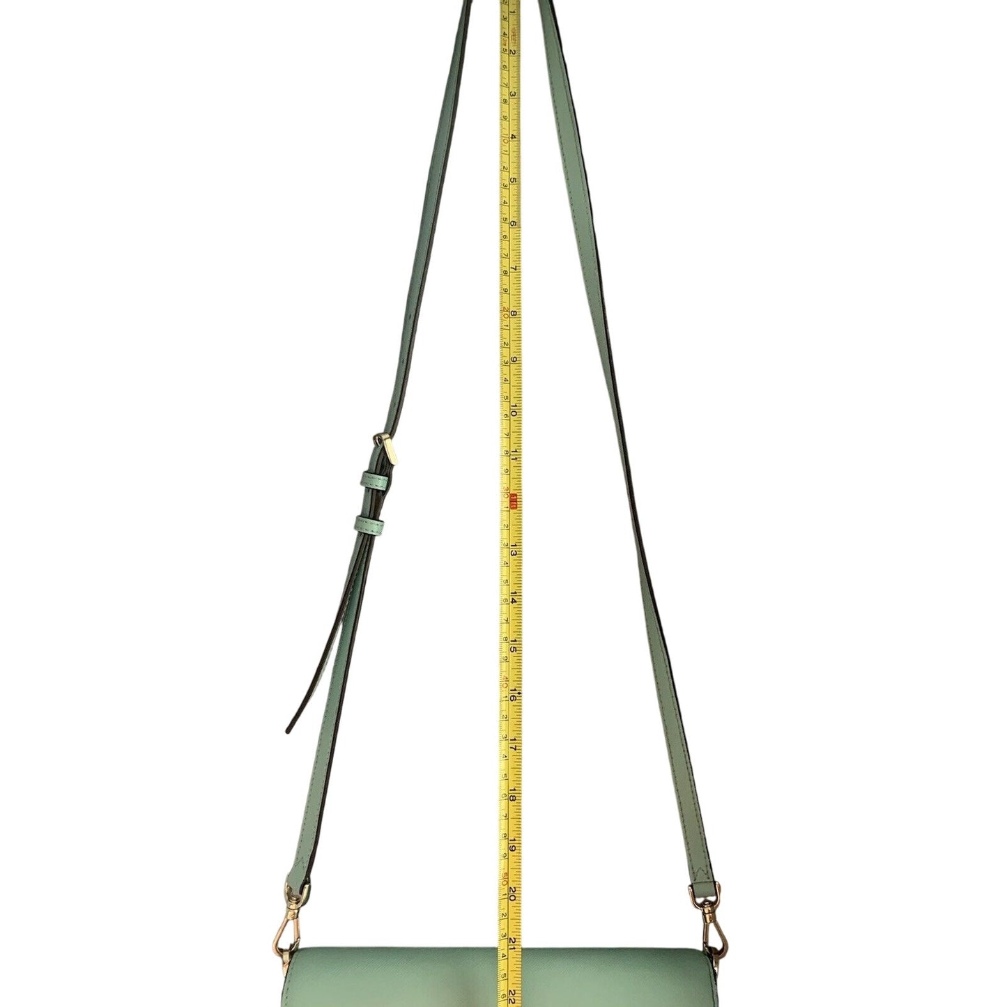 Kate Spade Carson Colorblock Convertible Crossbody Purse Aqua Poolside Gold New Condition