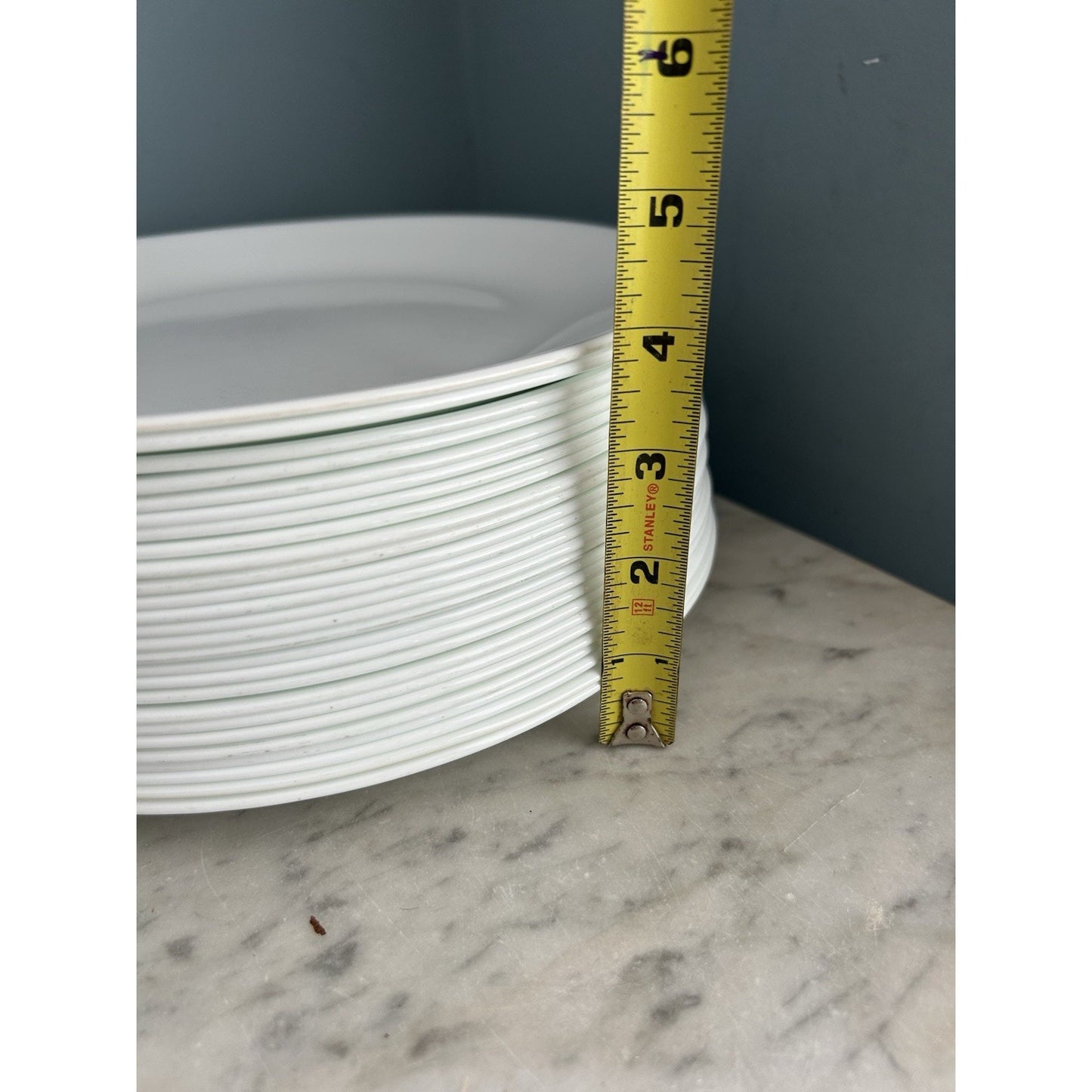 (1) Corelle Winter Frost Dinner Plate All White 10 1/4" Corning 24 Available