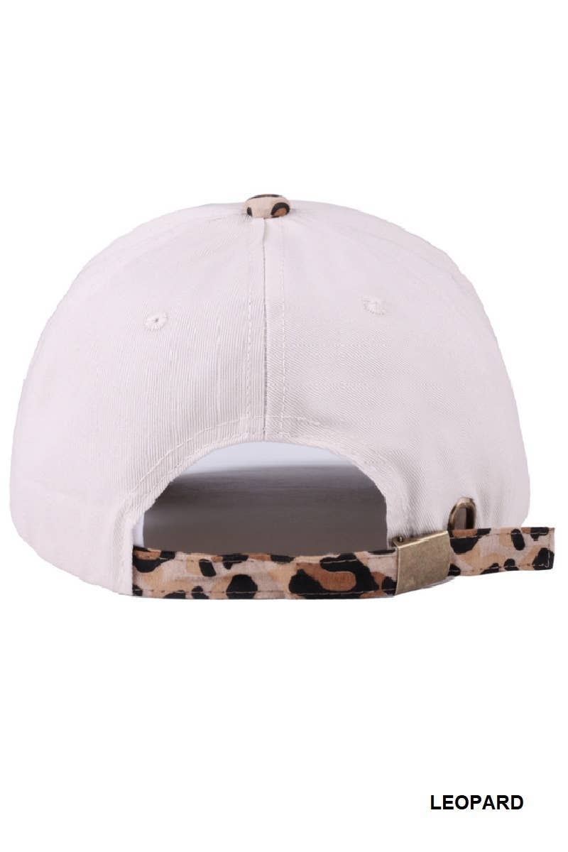 Put It On My Husband's Tab Two-tone Canvas Cotton Cap: DK FOREST / 1 (ONE SIZE)