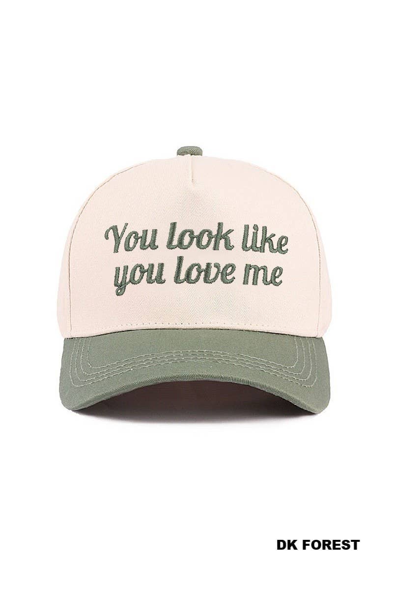 You Look Like You Love Me Two Tone Canvas Cotton: LEOPARD / 1(ONE SIZE)