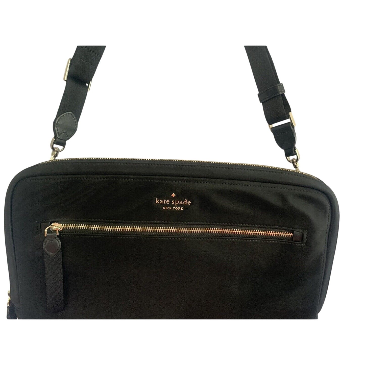 NWOT Kate Spade 15" Laptop Bag Chelsea Messenger Sleeve Black New