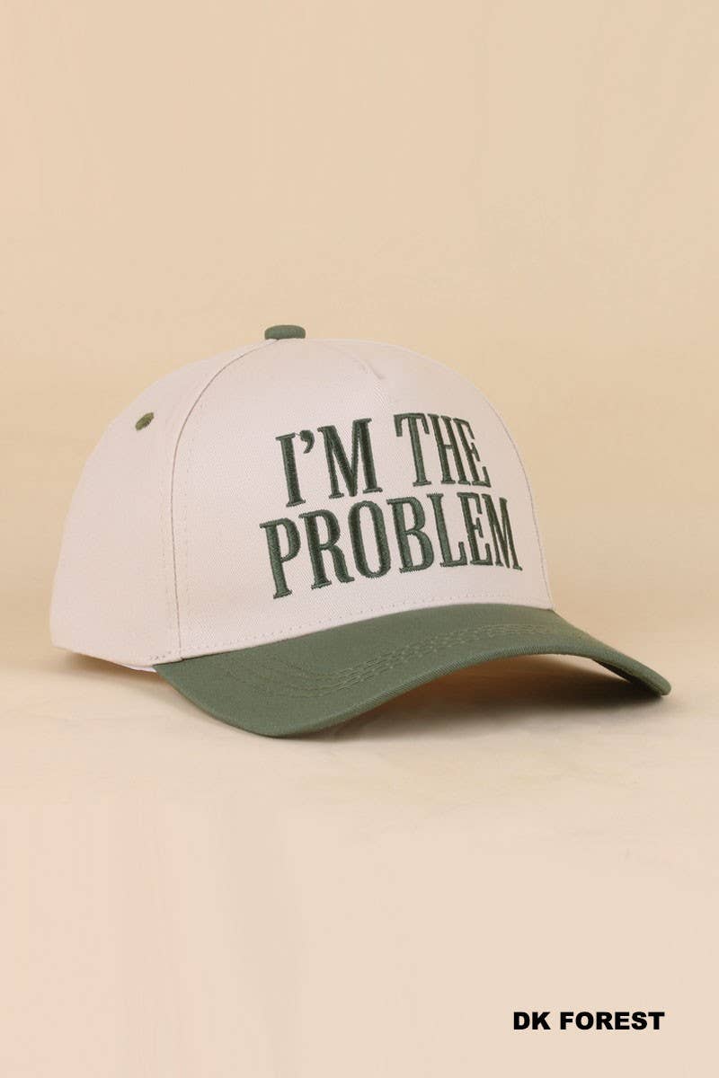 I'm The Problem Two Tone Snapback Hat: CAMO / 1(ONE SIZE)
