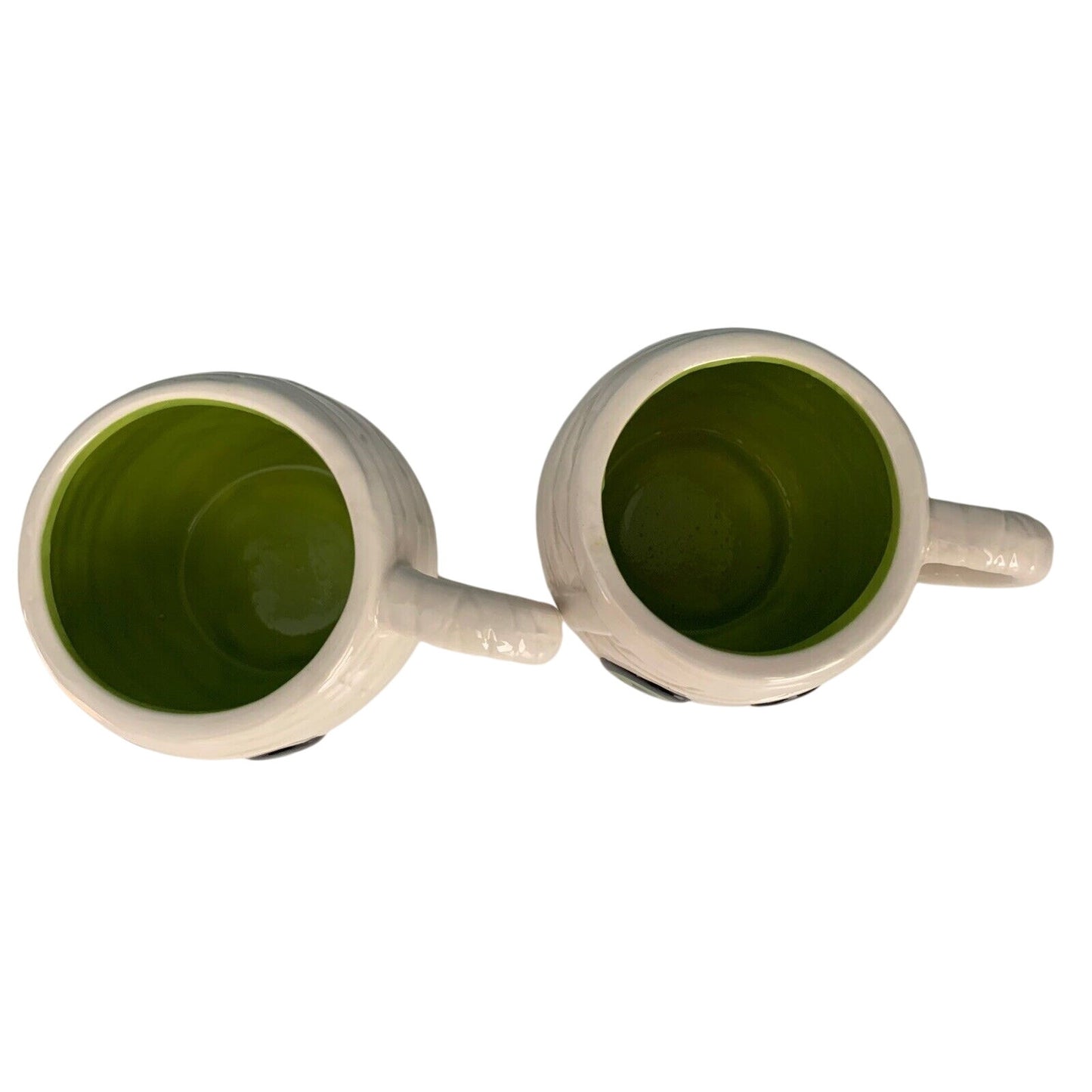 NWT (2) Boston Warehouse 2015 Halloween MUMMY Porcelain Coffee Mug Cup Set New