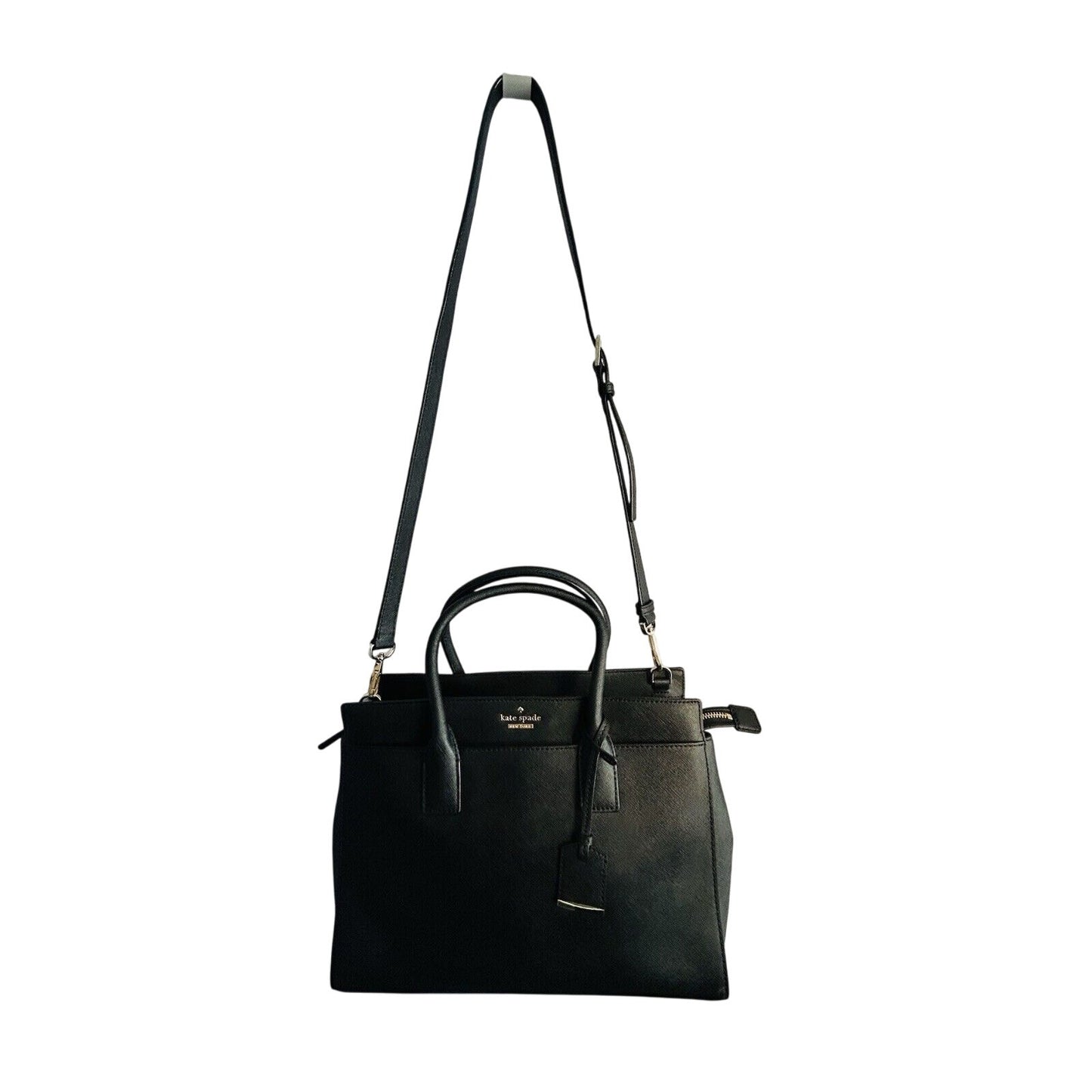 Kate Spade Cameron Street Candace Black Purse Bag Crossbody Satchel Top Handle