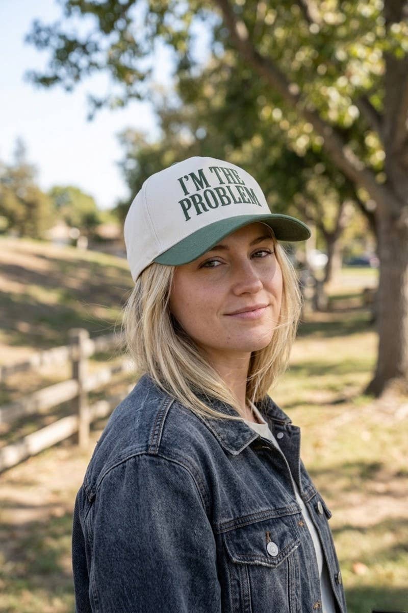 I'm The Problem Two Tone Snapback Hat: CAMO / 1(ONE SIZE)