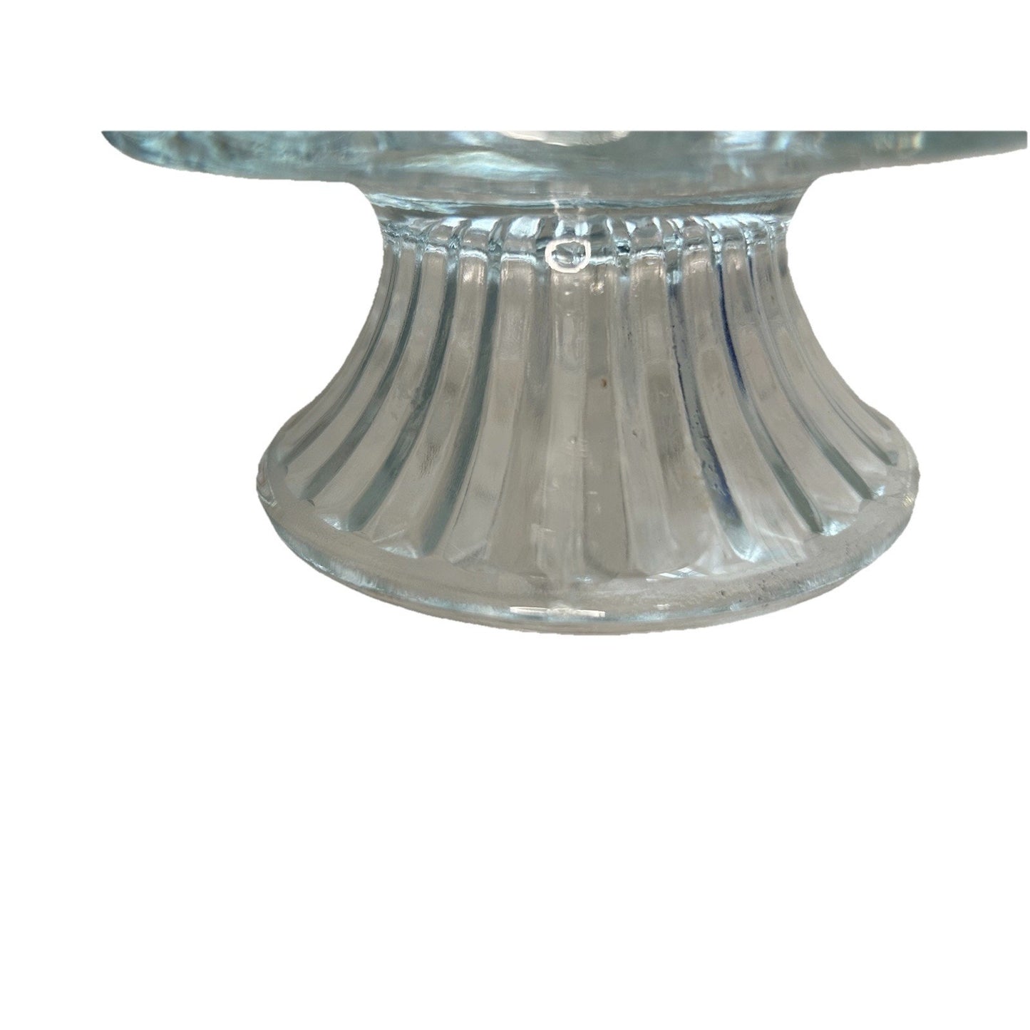 Fostoria American Footed Trifle Bowl 1950’s Cubed Pattern Vintage 6" Compote