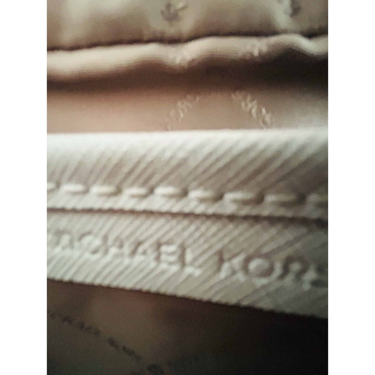 Michael Kors Ginny Leather Crossbody White Embellished Gold Studded Bag New