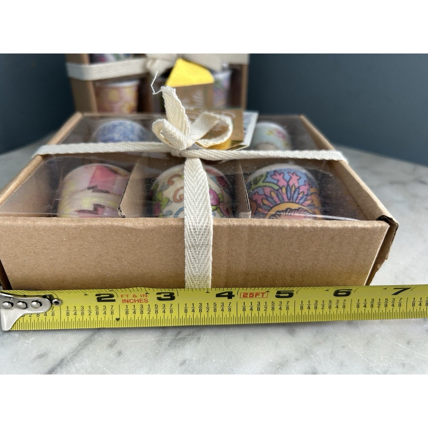 2 Sets of 6 New Glitterville Paris Flea Market Shot Glasses 2.2" Tall Reusable