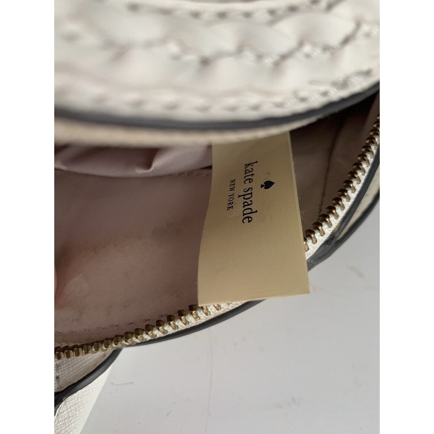 EUC Kate Spade New York Reiley Straw Large Dome Satchel Woven Basket Bag Purse