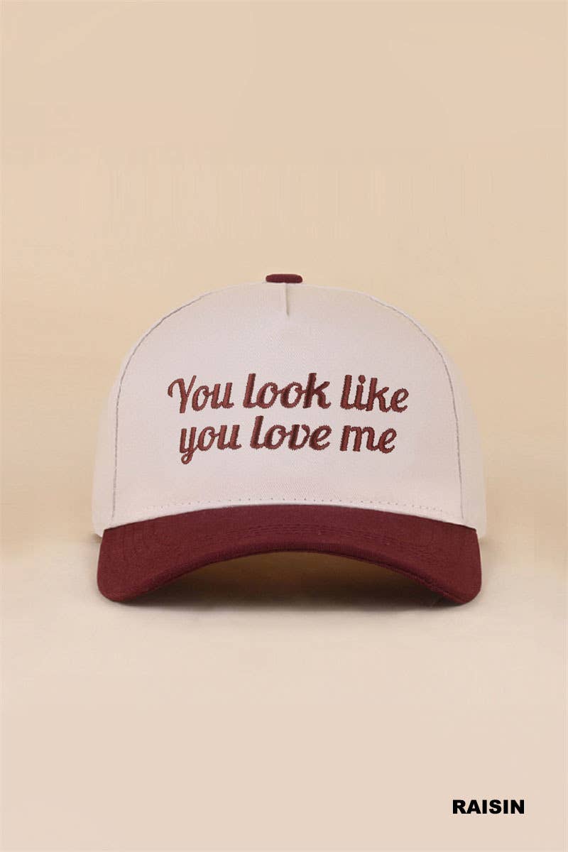 You Look Like You Love Me Two Tone Canvas Cotton: LEOPARD / 1(ONE SIZE)