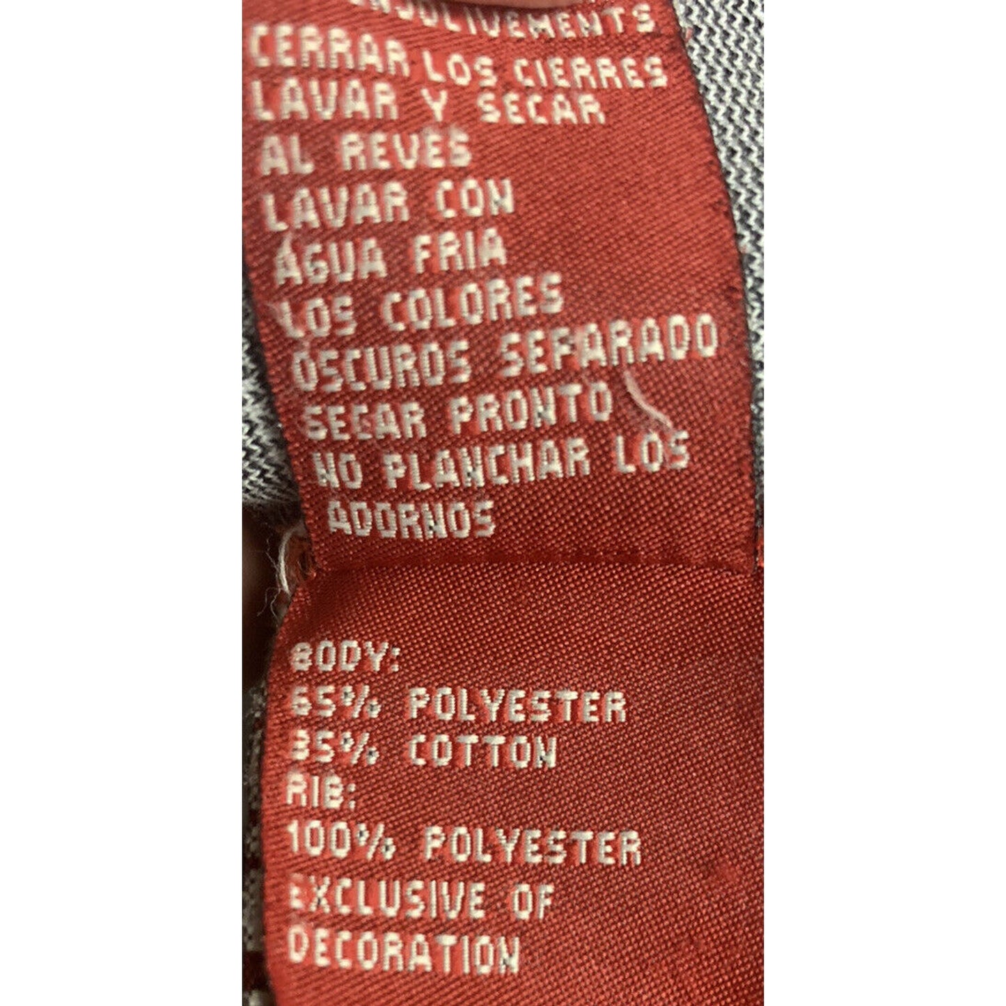 Tommy Hilfiger Vintage Red Label Denim XL Men’s Jacket Black Pin Stripe Full Zip Rock