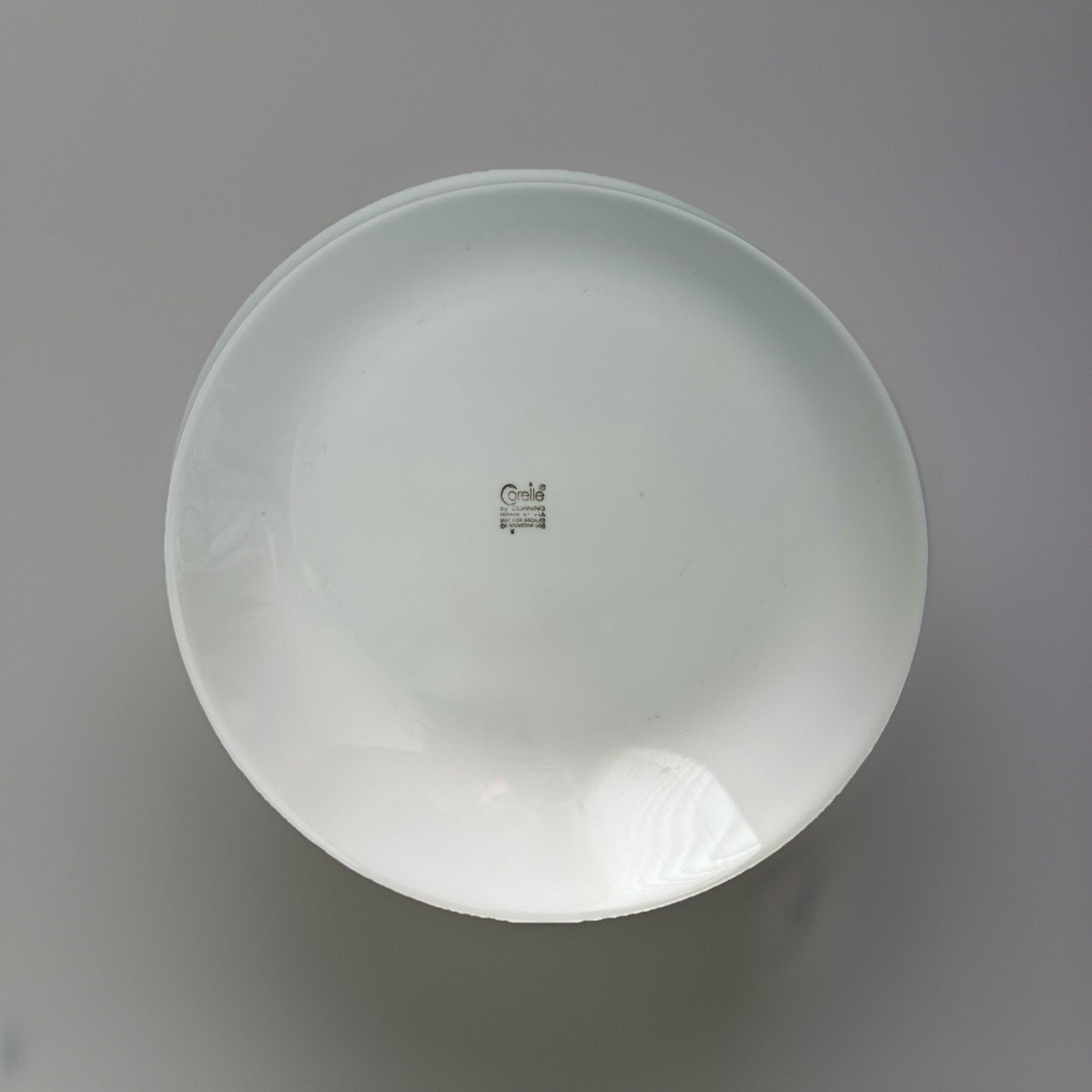 (4) Corelle Winter Frost 10 1/4" Dinner All White Plates Corning