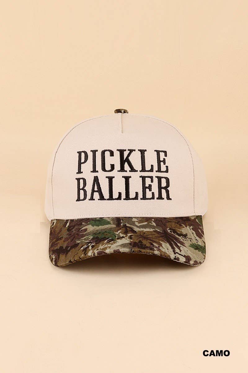 Pickle Baller Two Tone Snapback Hat: FLORAL / 1(ONE SIZE)