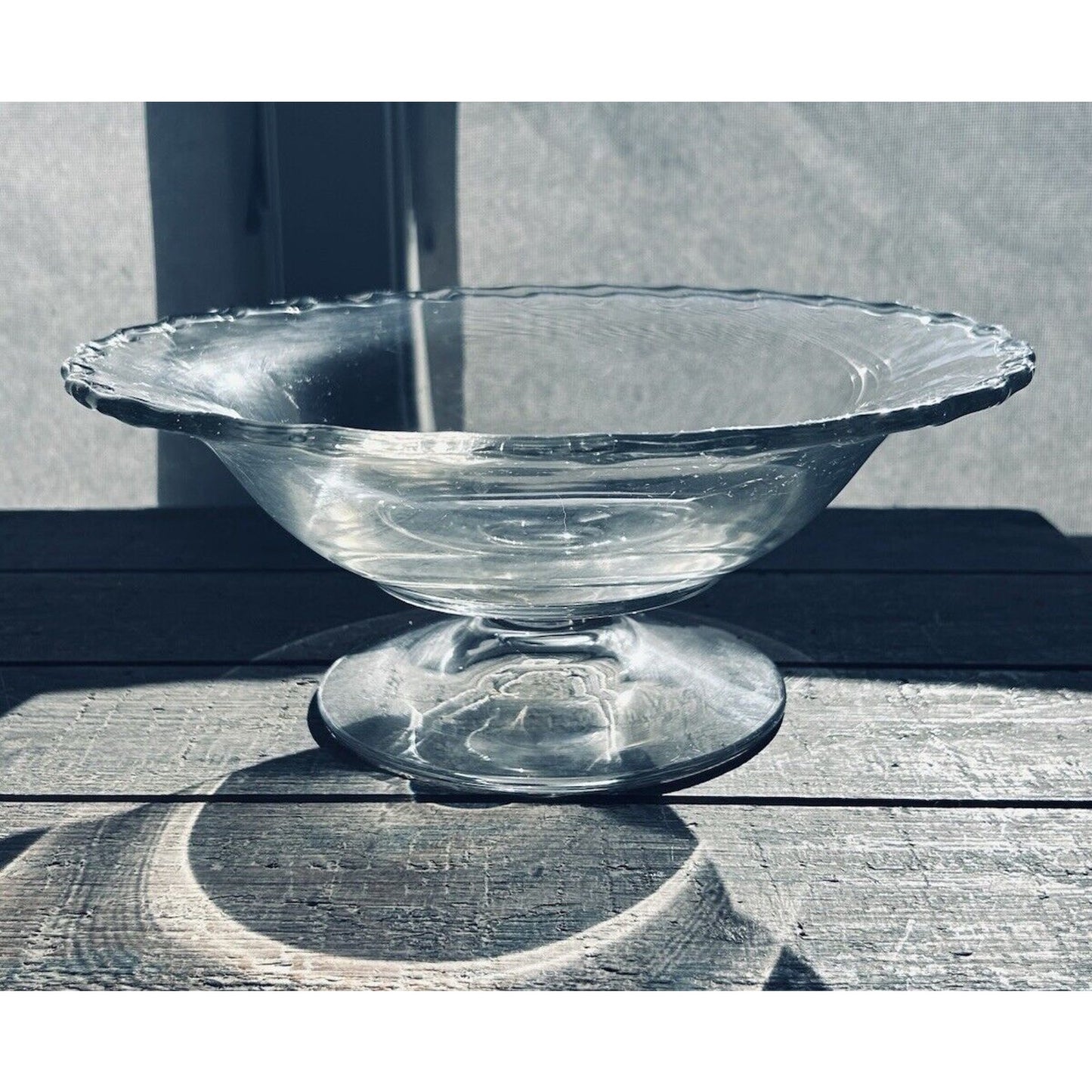 Vintage Fostoria Century Elegant Glass Bowl Footed Flared 10 3/4" Clear Compote