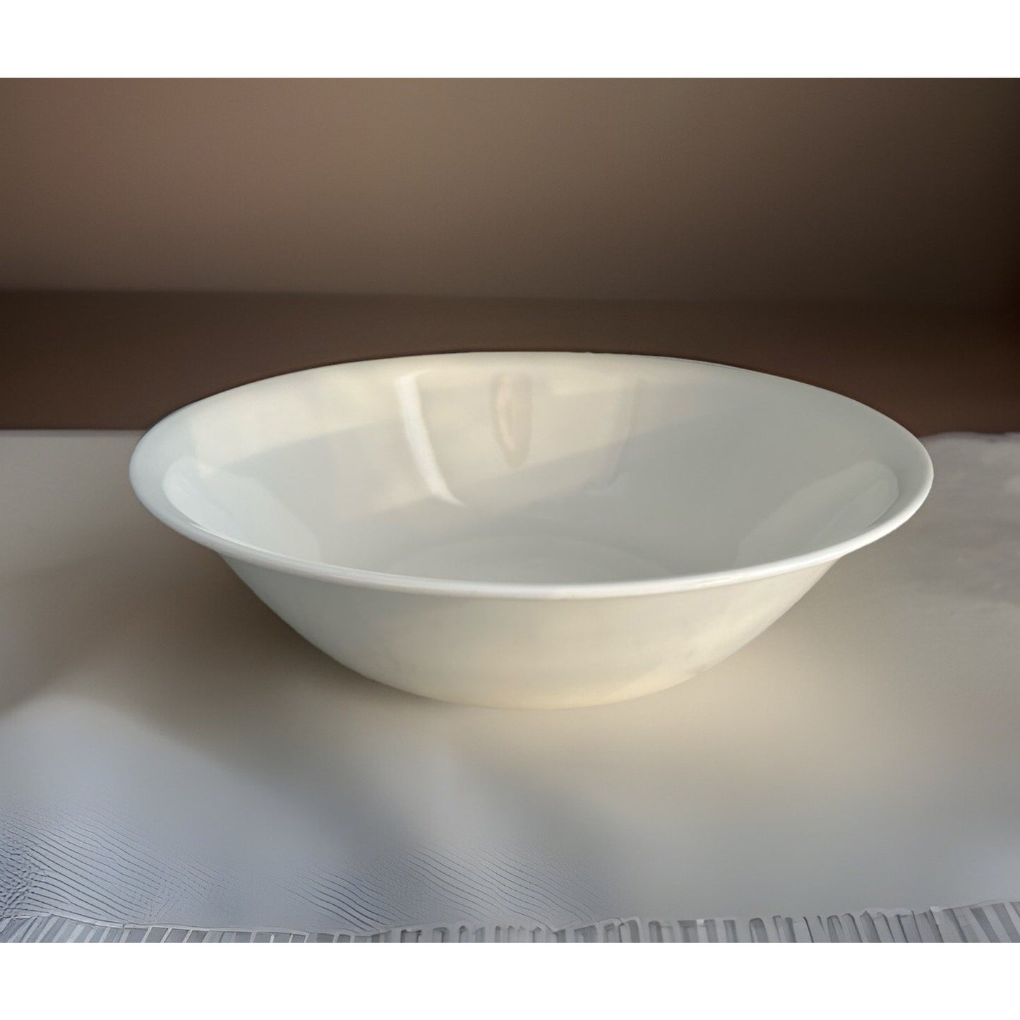 (1) Corelle White Vegetable Serving Bowl 10.25” Corning Winter Frost Vegetable