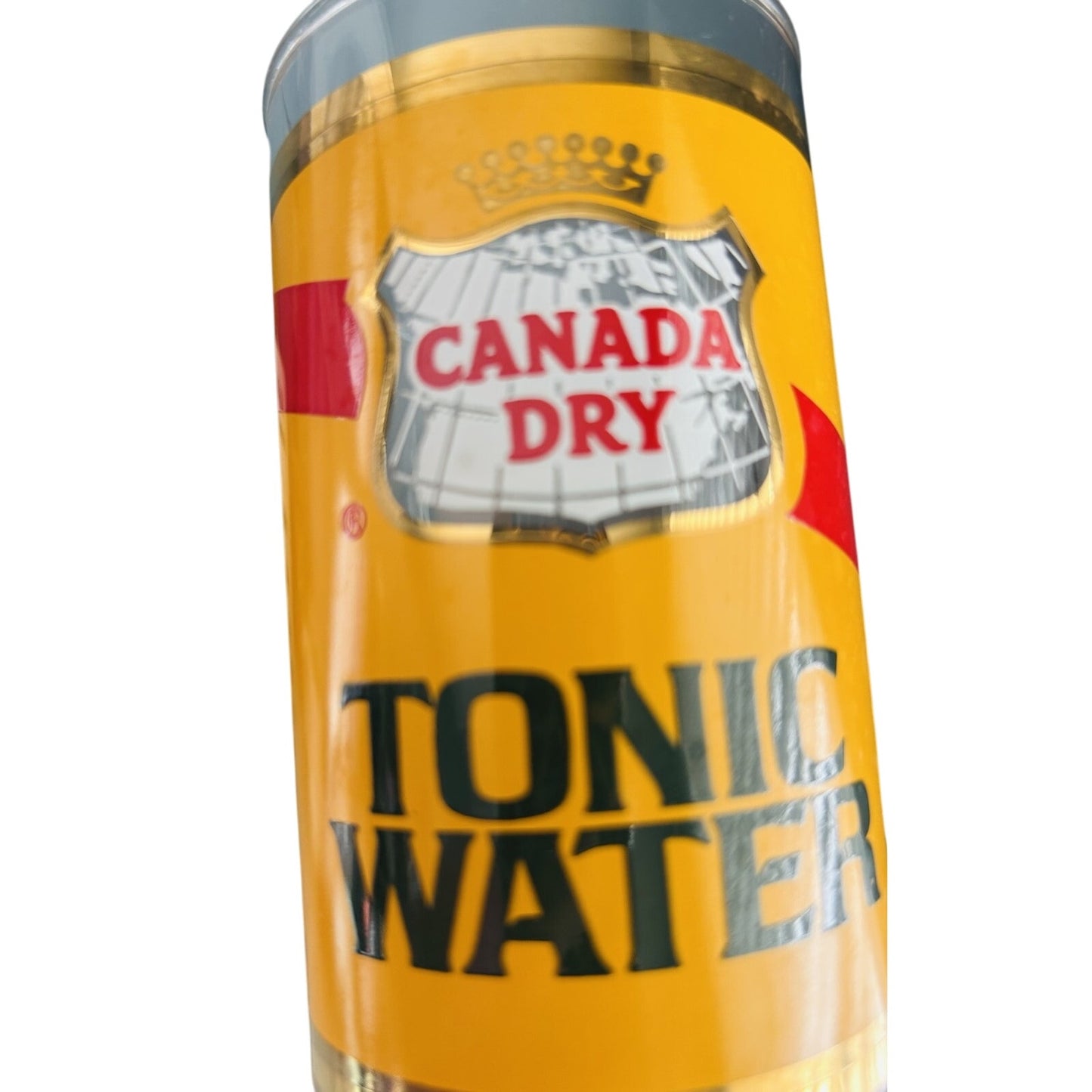 Canada Dry Club Soda Tonic Water 7” Glass Tumblers Vintage NIB New Old Stock