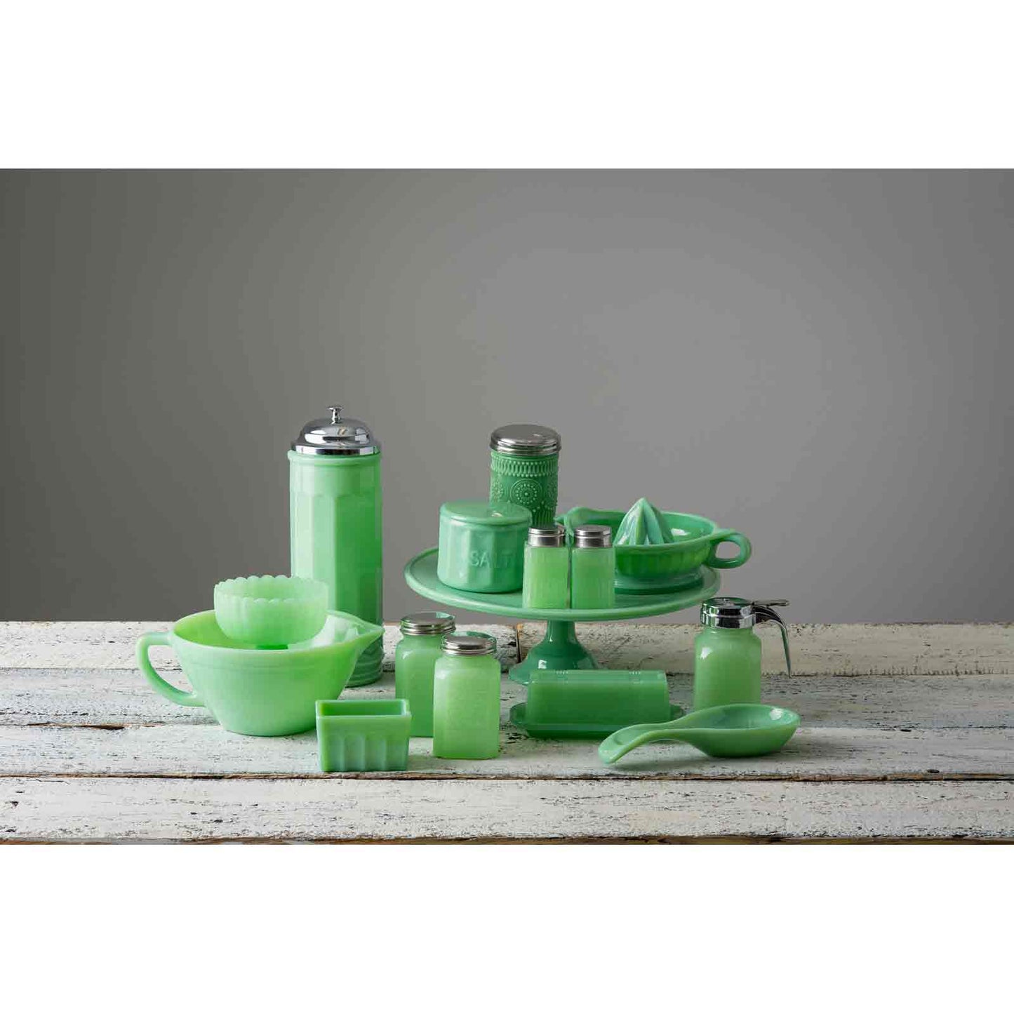 Jadeite Glass Collection Sugar Packet Holder