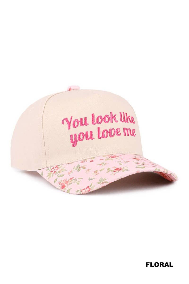 You Look Like You Love Me Two Tone Canvas Cotton: LEOPARD / 1(ONE SIZE)