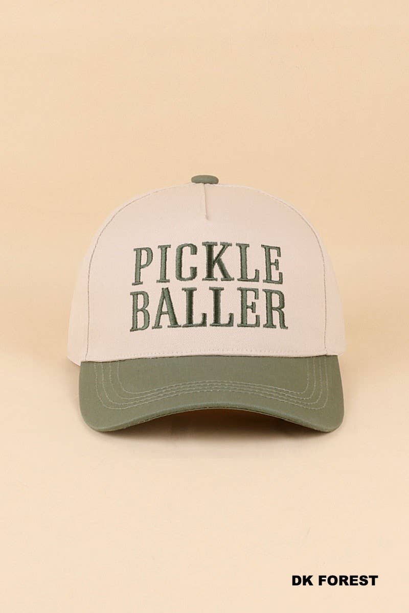 Pickle Baller Two Tone Snapback Hat: FLORAL / 1(ONE SIZE)