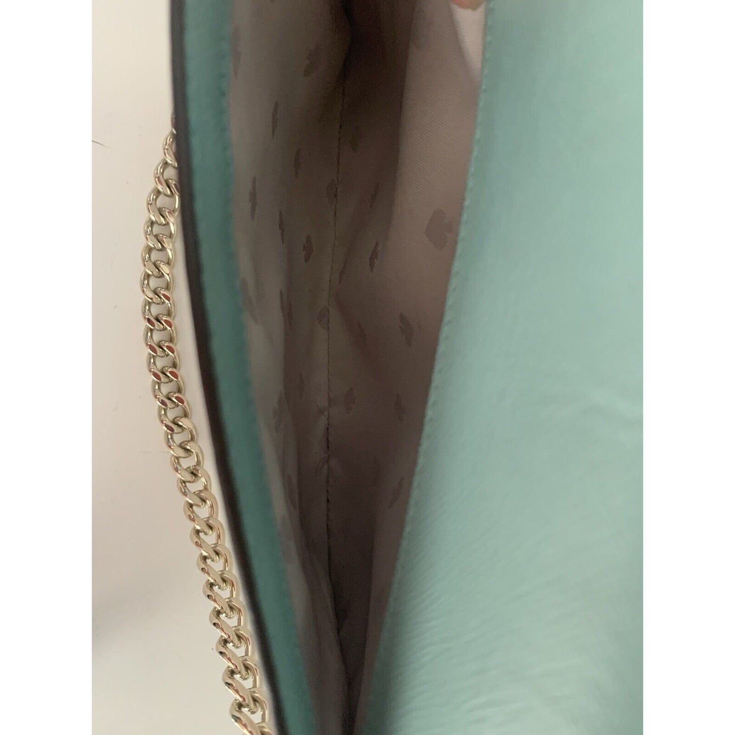 Kate Spade Carson Colorblock Convertible Crossbody Purse Aqua Poolside Gold New Condition