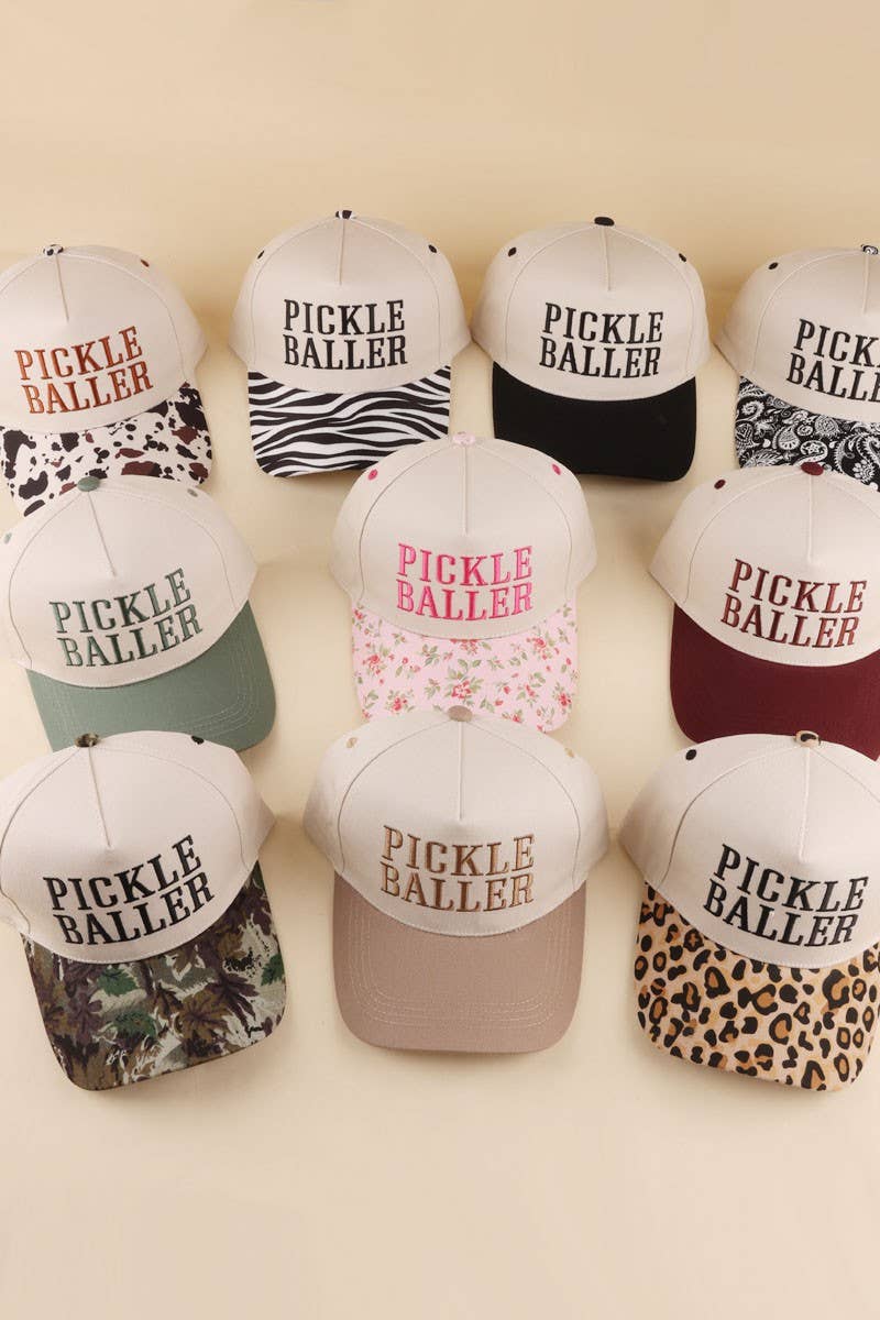 Pickle Baller Two Tone Snapback Hat: PAISLEY BLACK / 1(ONE SIZE)