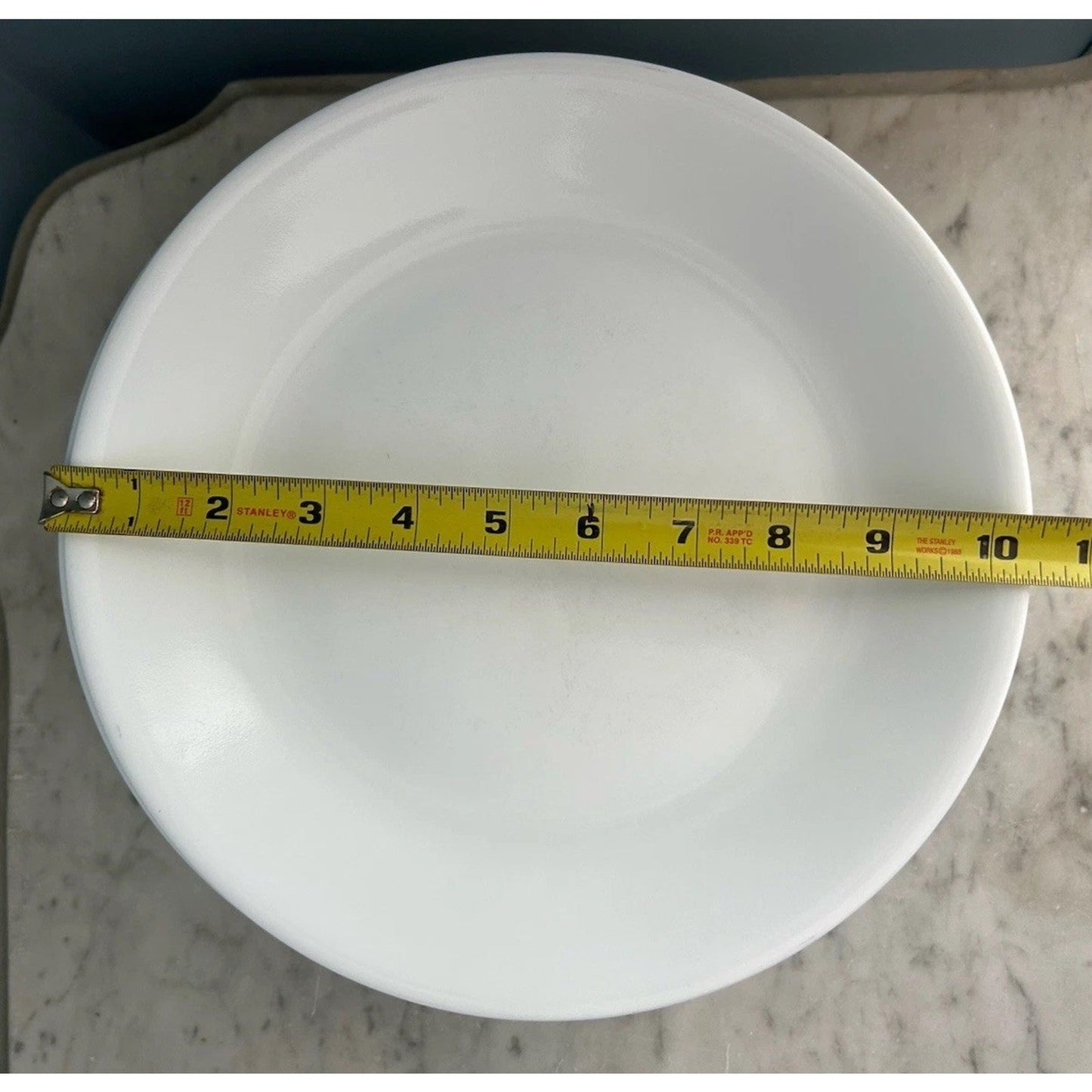 (16) Corelle Winter Frost Dinner Plates All White 10 1/4" Corning Plate