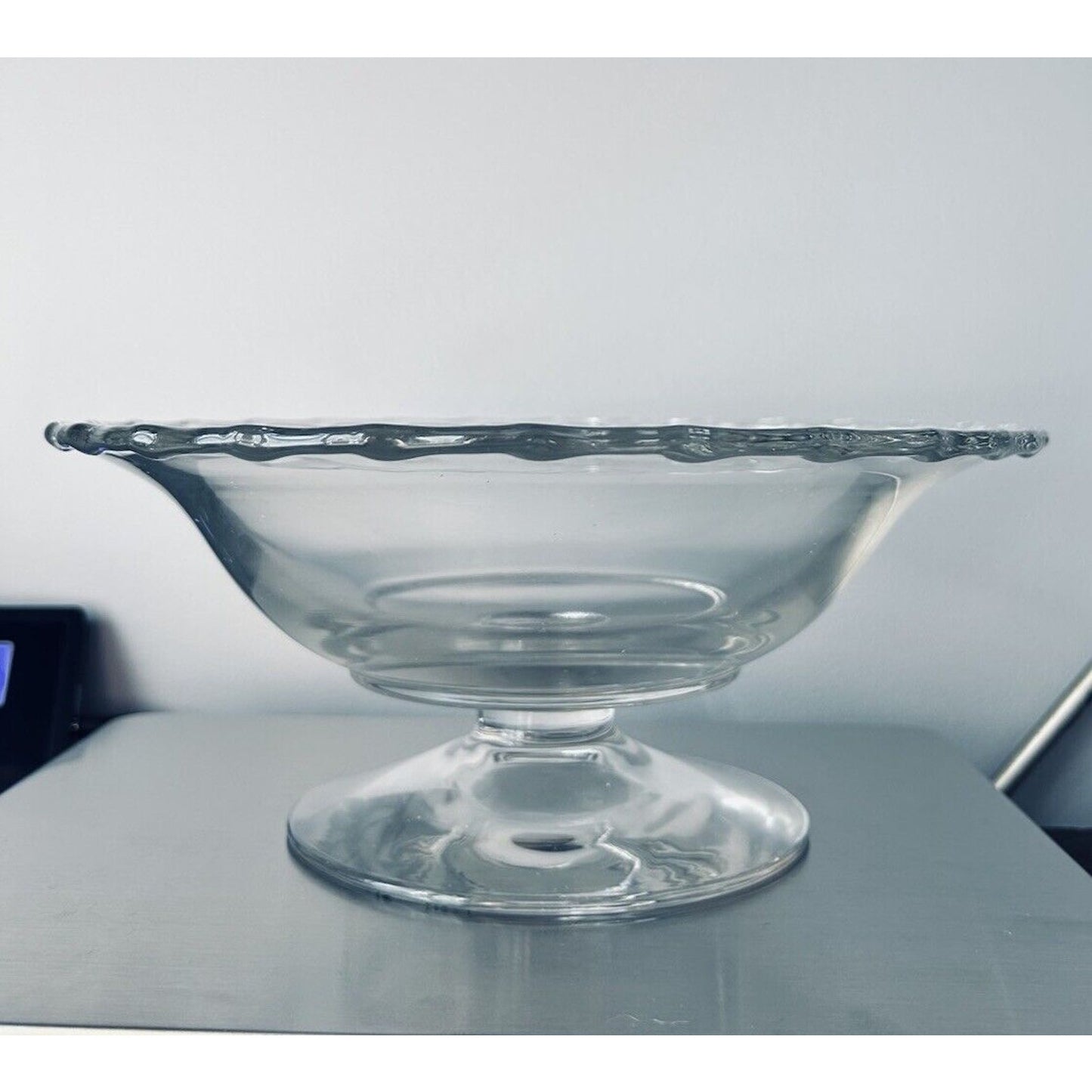 Vintage Fostoria Century Elegant Glass Bowl Footed Flared 10 3/4" Clear Compote