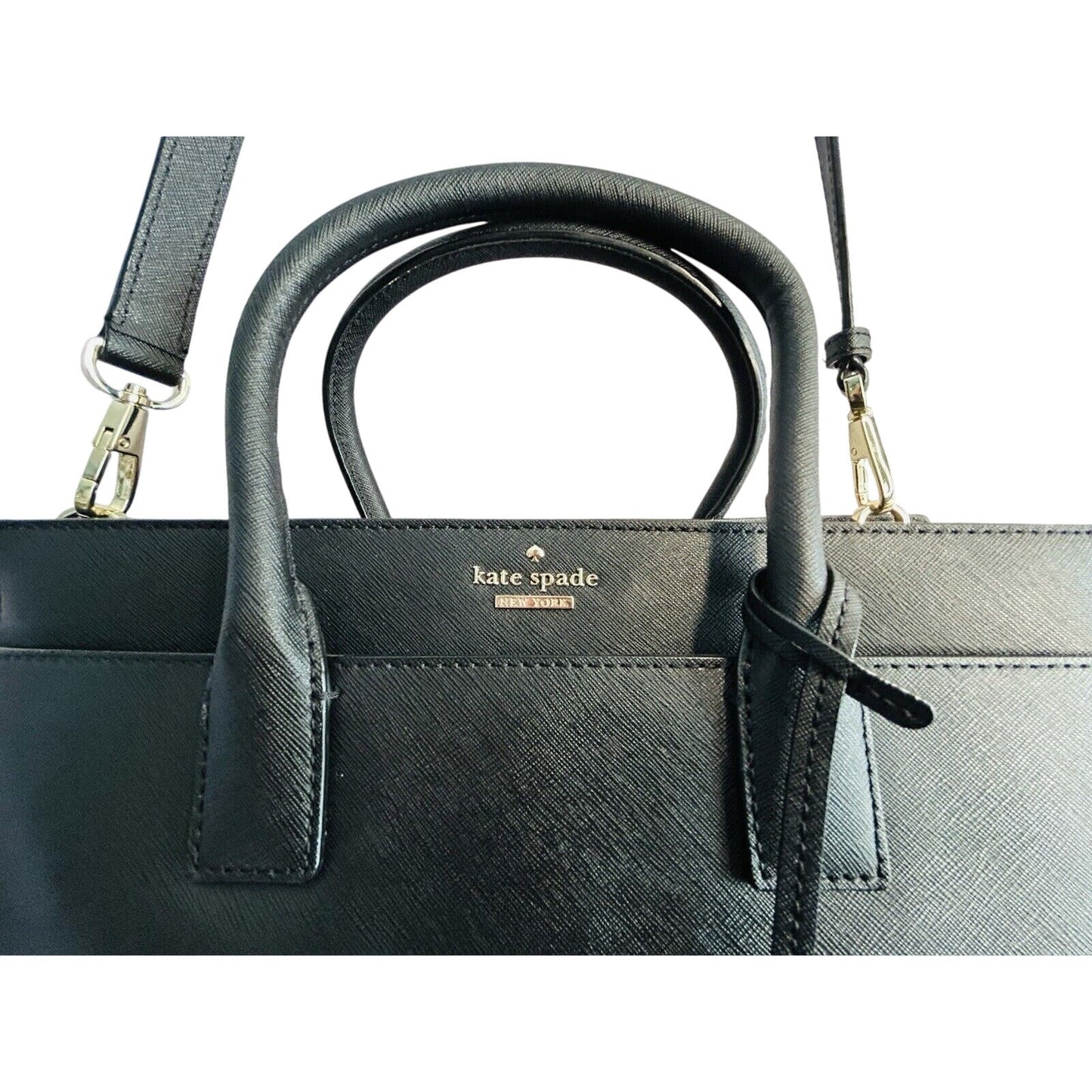 Kate Spade Cameron Street Candace Black Purse Bag Crossbody Satchel Top Handle