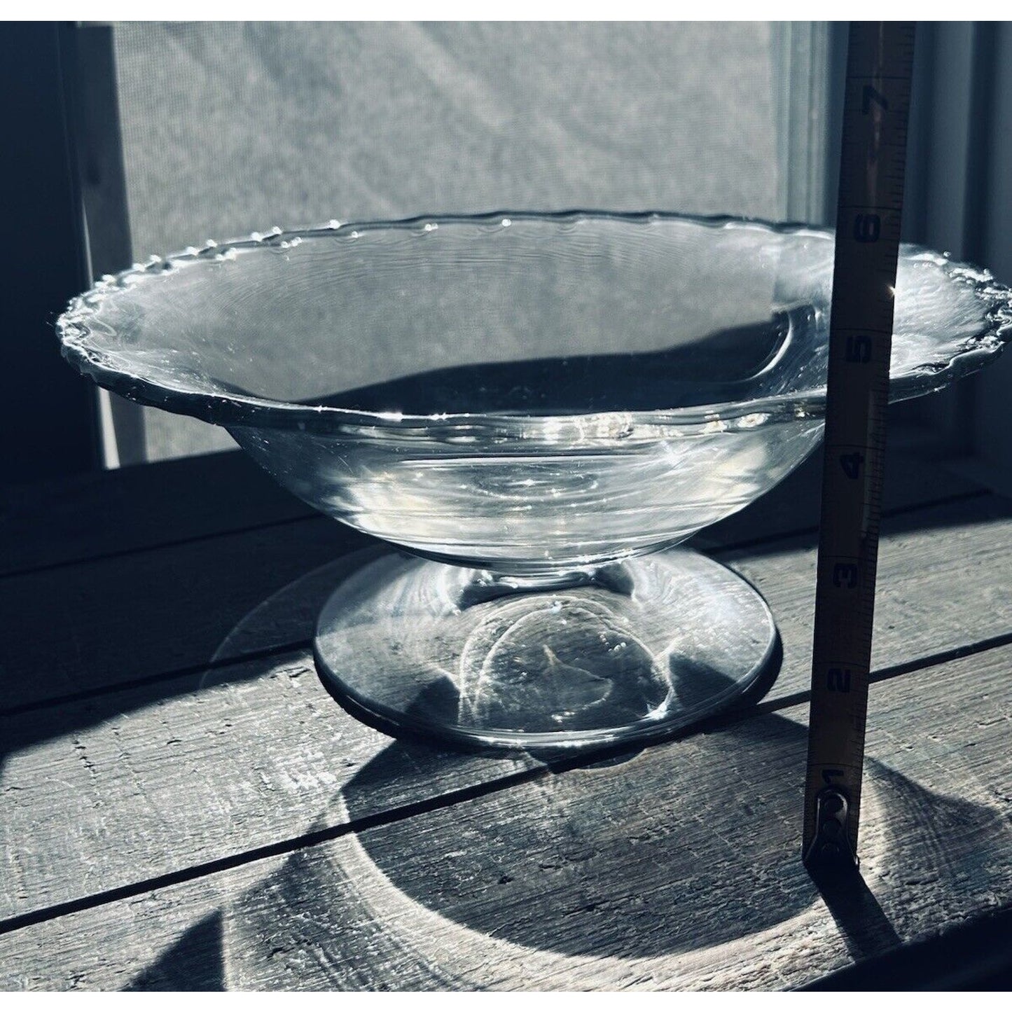Vintage Fostoria Century Elegant Glass Bowl Footed Flared 10 3/4" Clear Compote