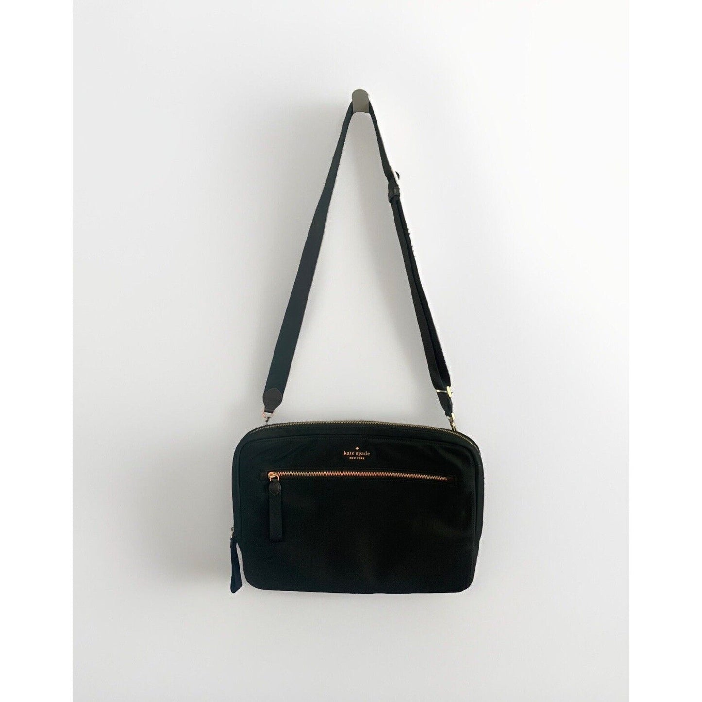 NWOT Kate Spade 15" Laptop Bag Chelsea Messenger Sleeve Black New